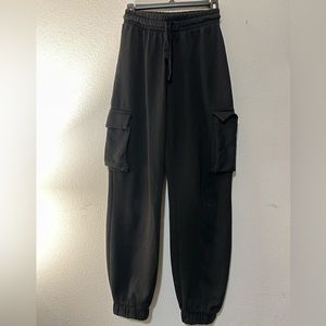 Zara black cargo sweats